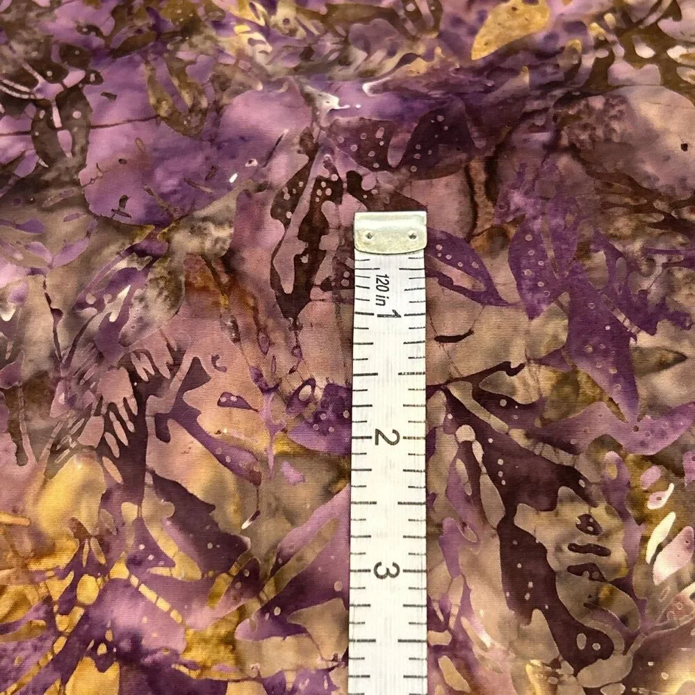 Batik Fabric 8 Pc  Lot Quilting Crafts Sewing Art Project Cotton Prints